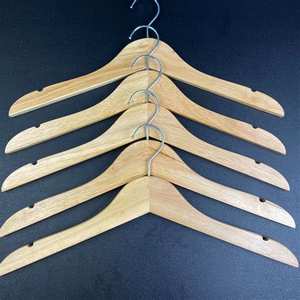 Cintre en bois à long crochet pour vêtements sur mesure pour adultes-Qualité supérieure et personnalisable - Product Image 4