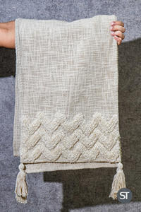 Set de table en coton recyclé touffeté 40 x 60 cm, vaisselle écologique, tapis de table pour la vente en gros, décoration intérieure, export - Product Image 6