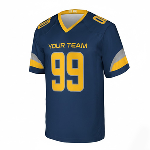 Jersey de Fútbol Americano Personalizado de Alta Calidad, Transpirable y de Secado Rápido, Diseño Nuevo al por Mayor - Product Image 2