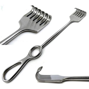 Retractor Volkman Sharp SIX Prongs Instrumentos quirúrgicos de acero inoxidable - Product Image 1