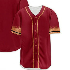Pakistan-Made Breathable Polyester Baseball & Softball Jersey Shirt Plus Size Sportswear Training Wear for Men & Women Jersey - Product Image 3