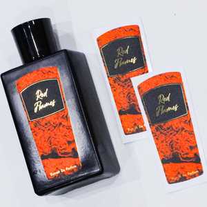 Étiquettes de parfum en PVC métallisé chromé doré de qualité supérieure autocollant shampooing personnalisable réutilisable durable étanche et écologique - Product Image 2