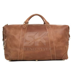 Modern <b>Leather</b> <b>Travel</b> <b>Bag</b> with Elegant Look and Practical Storage Large <b>Leather</b> <b>Travel</b> Duffle <b>Bag</b> - Product Image 2