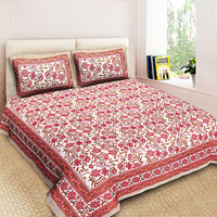 Ensemble de literie imprimé 100% coton avec taie d'oreiller 200TC 90x108 pouces sans Azo, offre spéciale