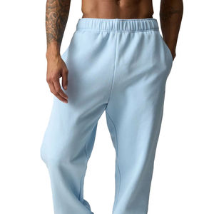 Pantalones Deportivos Casuales Personalizados, 100% Algodón, Ligeros, de Secado Rápido, Transpirables, OEM, Bordados, Anchos, con Cordón, para Hombre - Product Image 3