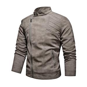 Veste d'hiver de moto décontractée en cuir de mouton véritable pour hommes avec polaire intérieure coupe-vent et design respirant écologique - Product Image 3