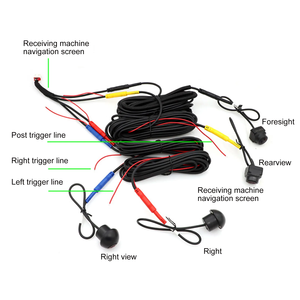 Caméra de voiture panoramique automatique à 360 degrés DVR pour <span class=keywords><strong>2022</strong></span> Toyota Highlander Revo Bird View Système de navigation d'aide à l'inversion - Product Image 4