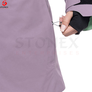 Vestes de ski et de snowboard pour femmes Imperméables Respirantes Toile tricotée Adulte à capuche Col montant - Product Image 6