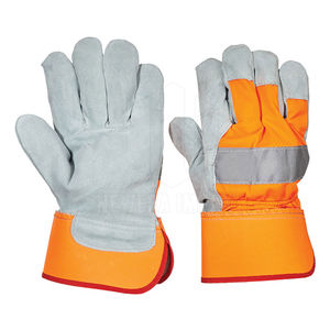 Usine directe légère en gros gants de sécurité en cuir de grain de vache souple résistance aux coupures Protection des mains travail - Product Image 1