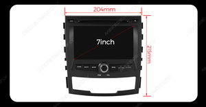 MEKEDE Autoradio Android con GPS, Navigazione e Car-play, Unità Principale da 7 Pollici per <span class=keywords><strong>Ssangyong</strong></span> <span class=keywords><strong>Korando</strong></span> 2010-2013 - Product Image 3