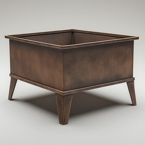 Brasero extérieur décoratif en métal, conçu pour créer une ambiance de jardin, offrant chaleur, style et construction durable - Product Image 2