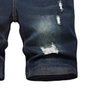 Custom Streetwear Bordado Diseño 100% Algodón Hombres Pantalones cortos de mezclilla Precios al por mayor Hombres Pantalones cortos de mezclilla - Product Image 4