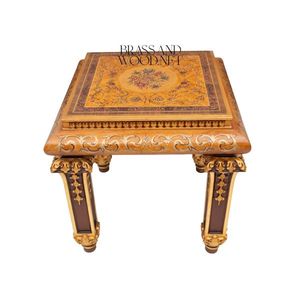 Juego de Mesa de Madera Artesanal de Lujo - Product Image 4