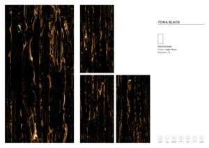 Azulejos de Porcelana TONA Negros de Alto Brillo - Product Image 3