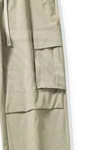 กางเกงคาร์โก้ผ้าแคนวาสลำลองสำหรับผู้ชาย ผ้าฝ้าย 100% ระบายอากาศได้ดี แห้งเร็ว น้ำหนักเบา ทรงตรง มีกระเป๋าข้าง - Product Image 5