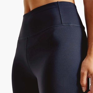 Leggings sur mesure respirants à imprimé numérique, taille haute, longueur genou, extensibles dans les quatre sens, en polyester/spandex, vente en gros - Product Image 5