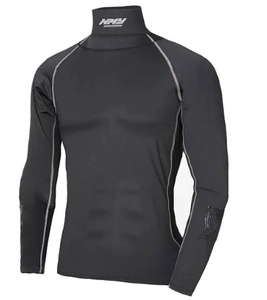 Maillot de compression personnalisé pour hockey sur glace, résistant aux coupures en Kevlar, respirant, séchage rapide, protection du cou et des bras, couche intérieure de sécurité - Product Image 5