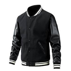 GAF Veste de baseball de classe supérieure avec logo brodé en gros Veste de sport ample pour hommes avec logo personnalisé - Product Image 3