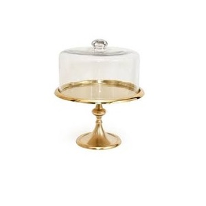 Soporte decorativo de mesa de dos niveles con acabado de metal dorado rosa de gran venta - Product Image 3