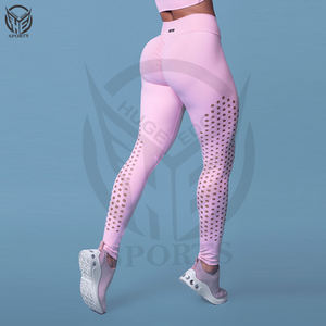 Mallas deportivas brillantes nuevas personalizadas al por mayor, mallas deportivas, pantalones de yoga para entrenamiento de gimnasio, mallas metálicas de cintura alta para mujer - Product Image 6