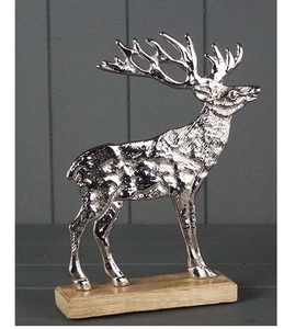 Aluminum Reindeer High Quality <b>Table</b> <b>Top</b> Christmas Artware Home <b>Decor</b> <b>Top</b> Seller Nickel Finish - Product Image 6