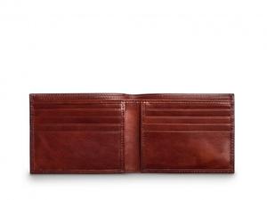 Nouveau Design portefeuille en cuir véritable pour hommes avec Logo personnalisé-marron - Product Image 2