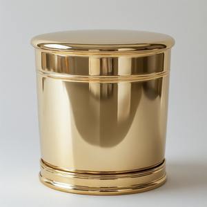 Poubelle élégante en métal sans couvercle, conçue pour les intérieurs contemporains, offrant une finition lisse, une structure solide et une utilisation pratique. - Product Image 6