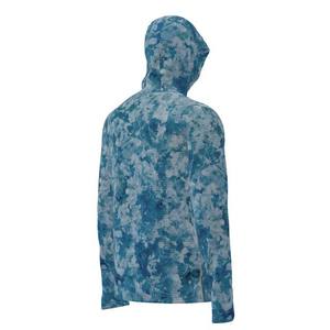 UPF50 + chemises de pêche hommes séchage rapide respirant chemises de sport camouflage grande taille chemises de pêche sweats à capuche de pêche impression par Sublimation - Product Image 4