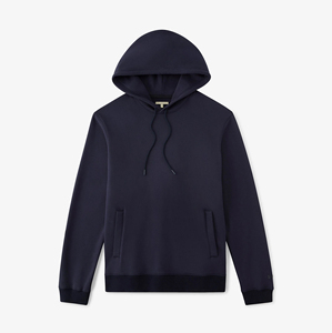 Sudadera con Capucha para Hombre, Estilo Urbano, 100% Algodón, Tejido French Terry, Mangas de Doble Capa, Apliques Bordados, Última Llegada - Product Image 1
