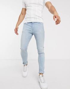 Pantalones Vaqueros de Corte Recto para Hombre, 100% Algodón, Ecológicos, Ligeros, Tallas Grandes, Estampado Digital, OEM - Product Image 5