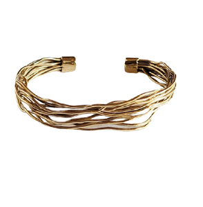 2026 Bijoux pour femmes en Europe, Meilleures ventes : Bracelet large manchette en strass, Bijoux ethniques à patine naturelle, Design de bracelets et manchettes - Product Image 3