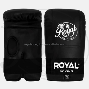 Guantes de boxeo híbridos MMA duraderos, venta al por mayor, Equipo de Boxeo de cuero PU impermeable con empuñaduras para lucha al aire libre - Product Image 1
