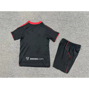 Conjunto de Camiseta de Fútbol Personalizada de Tailandia para Niños, Estilo <span class=keywords><strong>Sevilla</strong></span>, Color Rojo, Tallas 25 y 26 - Product Image 3