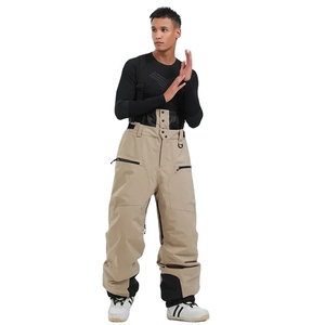 Pantalones de Esquí 2025, Acolchados, Transpirables, Cálidos, para Tabla de Snowboard Individual o Doble, Resistentes al Viento, Impermeables, Anti-UV, Ligeros, 100% - Product Image 1