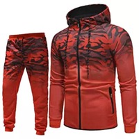 Chándales sublimados de manga larga para hombres y mujeres Conjunto de uniforme estampado Chándales casuales de ajuste cómodo, transpirables
