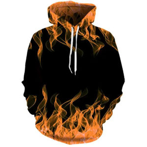 Nueva moda para hombre, Sudadera con capucha por sublimación, bloque de Color, sudaderas con capucha sublimadas 3D con estilo, tela de poliéster - Product Image 3