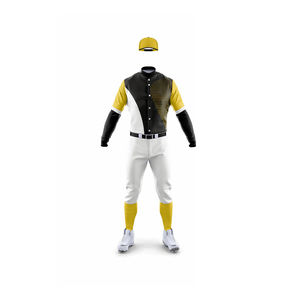 Uniformes de baseball et de softball personnalisés pour hommes, légers et respirants pour l'été, 100% polyester, durables, hauts et chemises avec numéro et nom d'équipe - Product Image 6