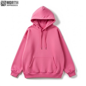 Venta al por mayor de sudadera de lana de gran tamaño Unisex Sudadera con capucha 2025 nueva impresión personalizada pulóver Sudadera Mujer 450 GSM Sudadera con capucha - Product Image 5