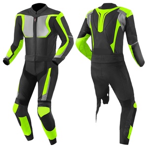 Traje de Motocicleta de Cuero Personalizado para Hombre, Talla Grande, Invierno, Transpirable, Secado Rápido, OEM ODM, Protección Contra el Viento, para Carreras - Product Image 1