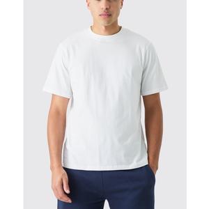 Camiseta de peso pesado Lisa personalizada, camiseta de lujo con logotipo personalizado, camiseta en blanco con cuello, camiseta de gran tamaño para hombre, exportación desde BD - Product Image 2