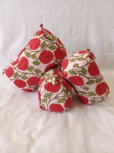 Large Zipper Closure Thread Pattern Tote Beach Quilted Cotton Bohemian <b>for</b> <b>Pouch</b> <b>for</b> <b>Women</b> - Product Image 5