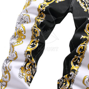 Pantalons en jean imprimés pour hommes, jeans élégants, mode streetwear, vêtements décontractés, tenue moderne, vêtements de tous les jours, design confortable - Product Image 3