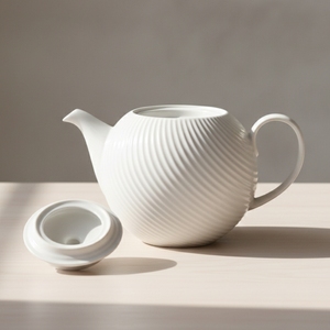 Théière en céramique de qualité supérieure 3459725-1400, taille familiale, poignée résistante à la chaleur, pour les rassemblements de thé en groupe - Product Image 3
