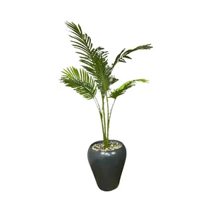 Hete Verkoop Kunstmatige Areca Palmboom Pvc/Stof Materiaal Gemaakt Natuurlijke Stijl Faux Areca Palm Plant Voor Huis & Hotels Decoratie