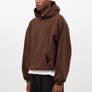 Sweat-shirt à capuche ample et décontracté pour hommes, tissu lourd, confortable, OEM accepté - Product Image 6