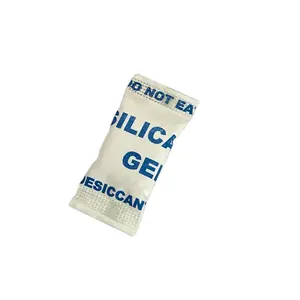 Silica Gel Desiccant Bags Size 1 Gram Packing Plastic and Non-Woven Film Moisture Absorber Bag