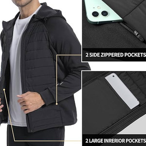 Stand <b>Collar</b> Men Running <b>Jacket</b> Plus Size Running <b>Jacket</b> Outdoor Use Men Running <b>Jacket</b> for Sale - Product Image 6