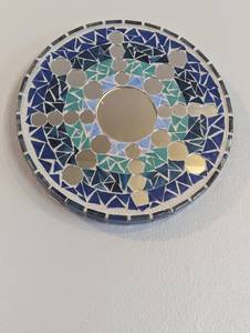 Miroir mosaïque bleu - Product Image 4