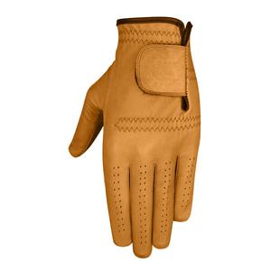 Gants de golf à motifs pour hommes et femmes Cabretta en cuir véritable Logo personnalisé Utilisation sportive Équipement de sport pour hommes et femmes à la mode - Product Image 1