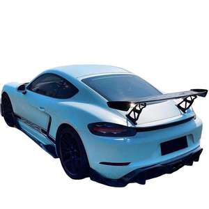 ชุดแต่งคุณภาพสูงสำหรับ Porsche 718 อัพเกรดสไตล์ PD ชิ้นส่วนคาร์บอนครึ่งคัน ประกอบด้วยกันชนหน้า, สเกิร์ตข้าง, ลิปหลัง, สปอยเลอร์, ชุดแต่งรอบคัน - Product Image 5